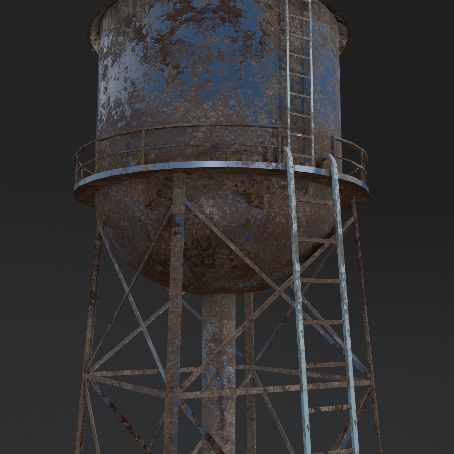 Abandoend water tower PBR preview image 5